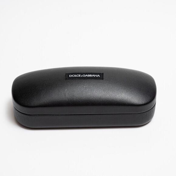 Dolce Gabbana Sunglasses Eyeglasses Case Hard Shell Black - Picture 2 of 6
